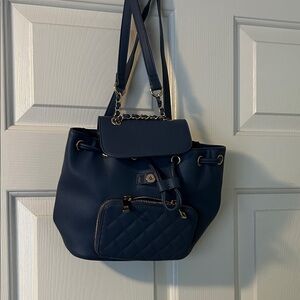Forever 21 Navy Blue Backpack